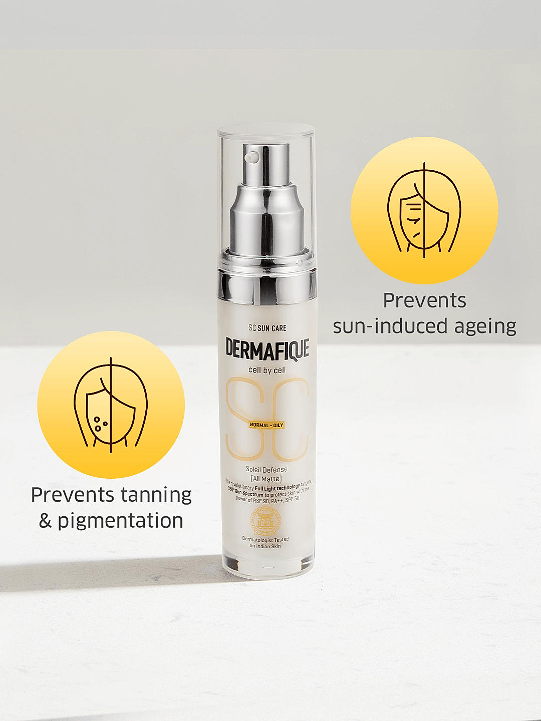 Soleil Defense All Matte SPF 50 Sunscreen for Normal To Oily Skin